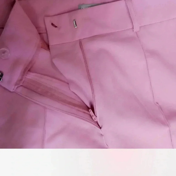 ASOS Y.A.S Mini Cord Wide Leg High Rise Pink  Pants Size 8 - Picture 11 of 11